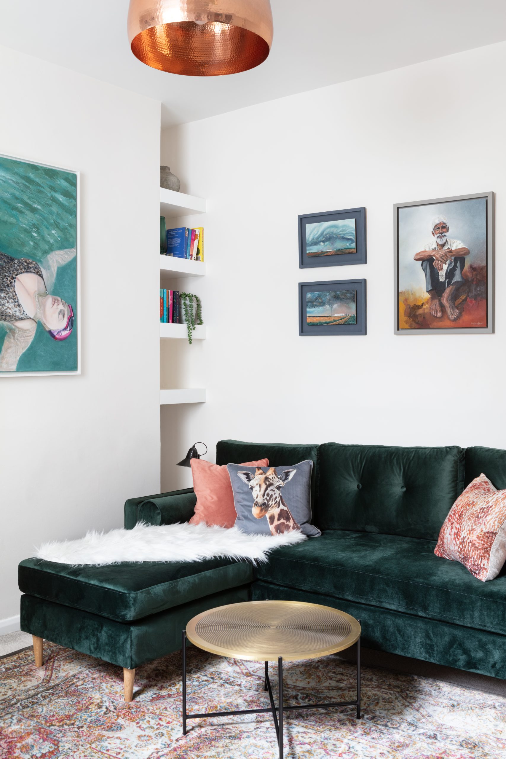 Living Room | The Artists Retreat | Kemptown Holiday Homes | Simple Getaway