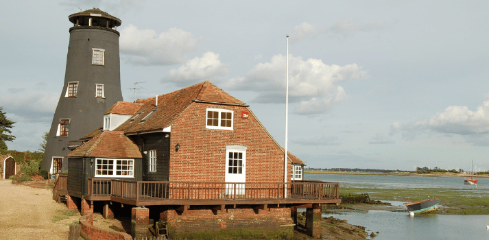 Lighthouse on the riverside in Emsworth