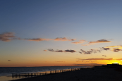Sunset on Bracklesham Bay, Sussex