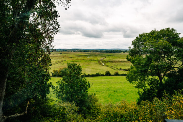 The panoramic view of Amberley, as seen from The Rook Retreat.